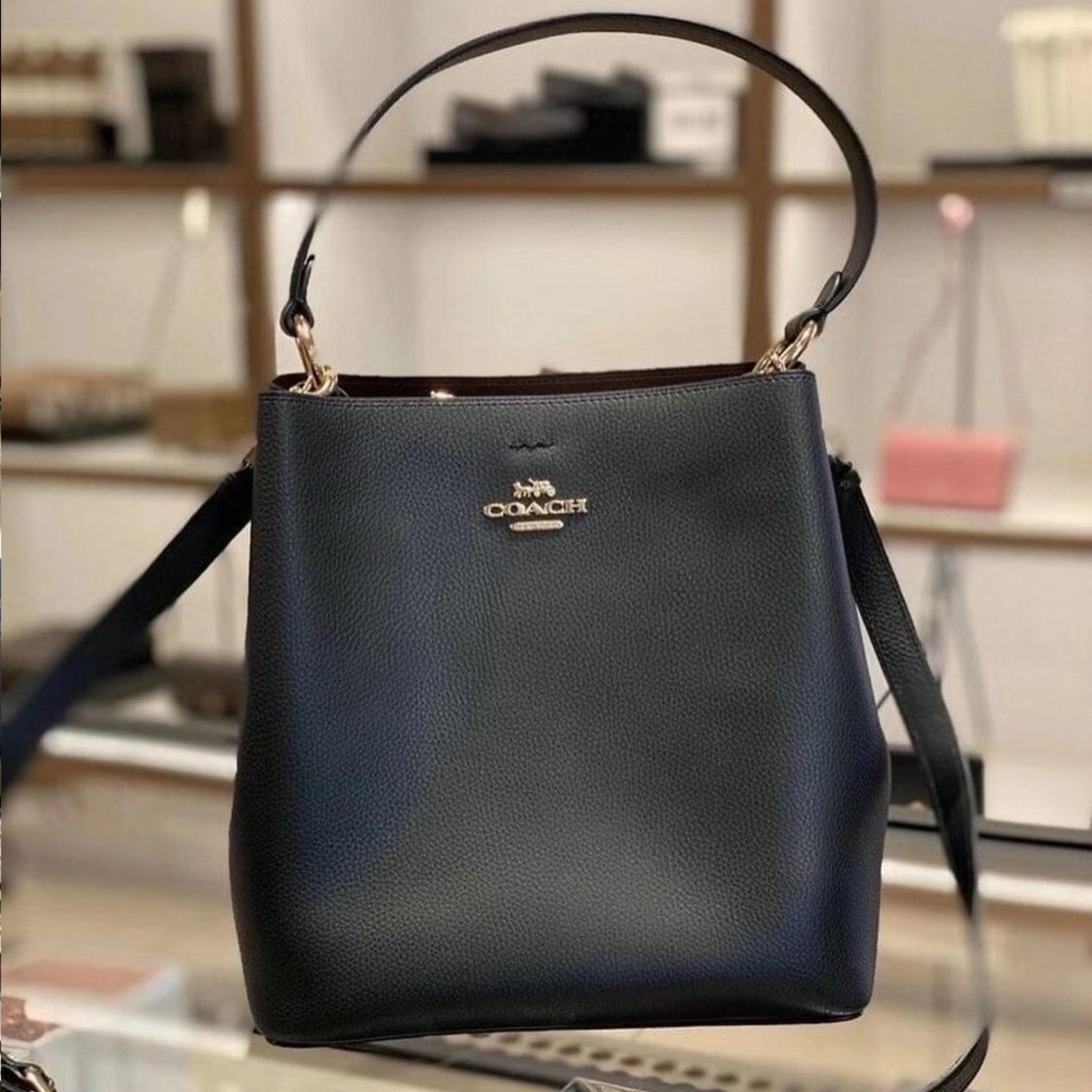 COACH スモール タウン バケットバッグ 1011 ブラック シンプル トート