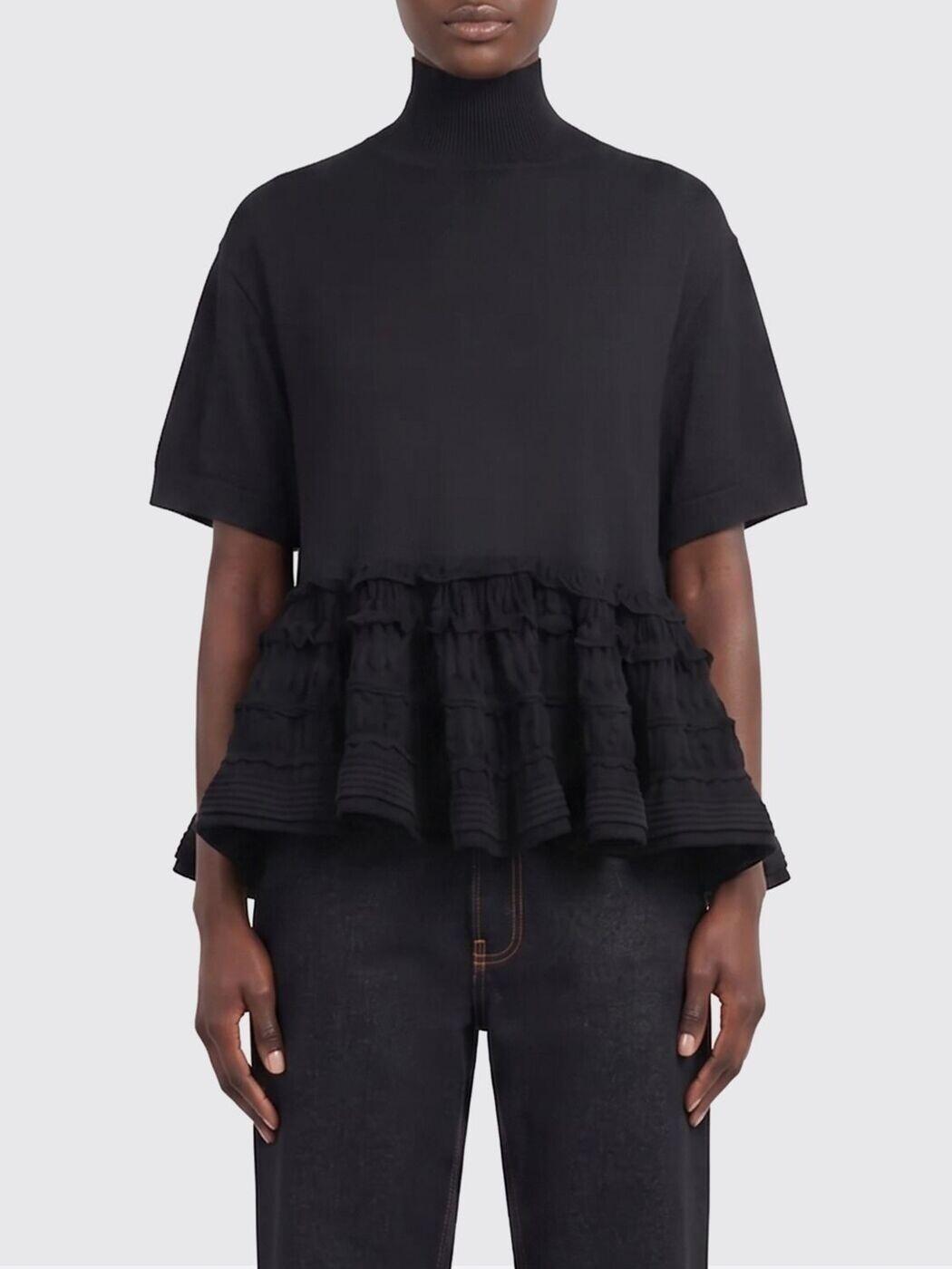 ALAIA アライア Tシャツ ブラック レディース トップス AA9H1393K164C
