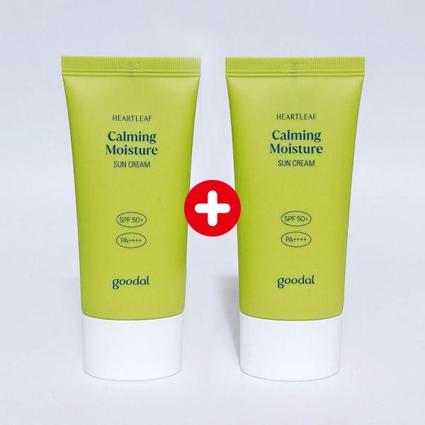 Goodal 澄んだヨモギ鎮静モイスチャー サンクリーム 50ml+50ml