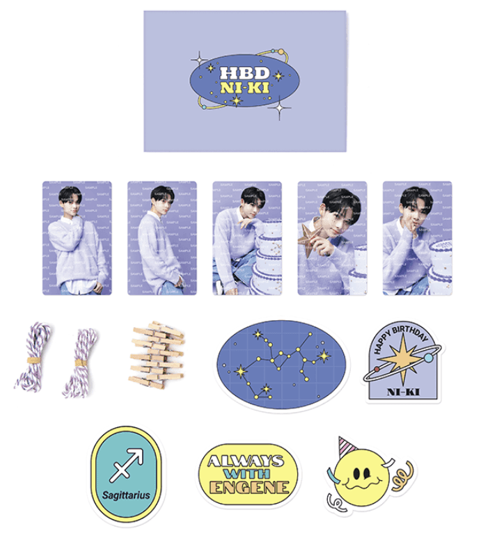 ENHYPEN ニキ NIKI DIY Photo Card Garland