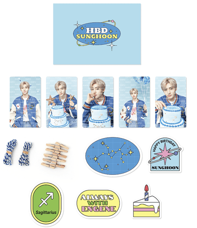 ENHYPEN ソンフン ENHYPEN SUNGHOON DIY Photo Card Garland