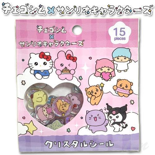 Sanrio x Choego Sim ガラス玉 おはじき ステッカー