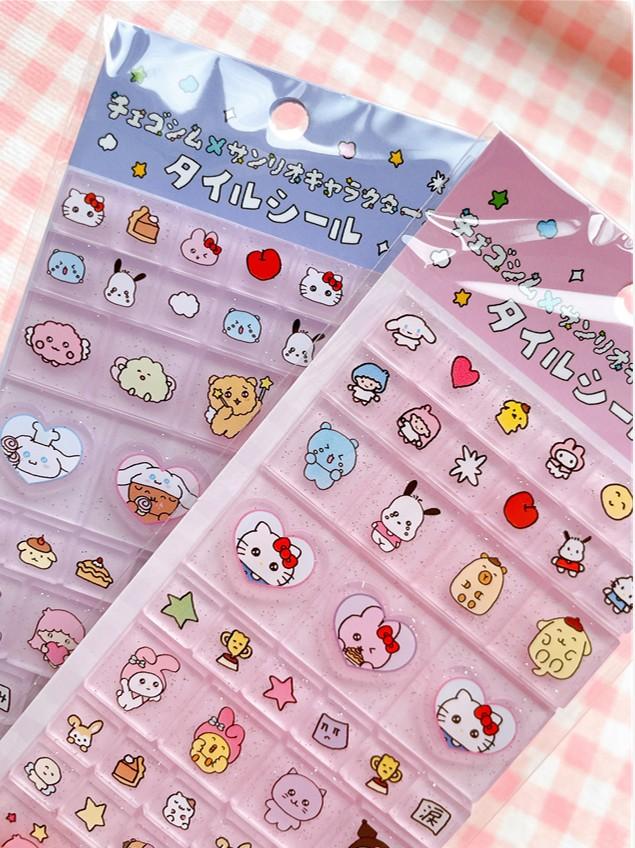 Sanrio characters Choego Sim タイルステッカー ノートパソコンパッド ダイアリー