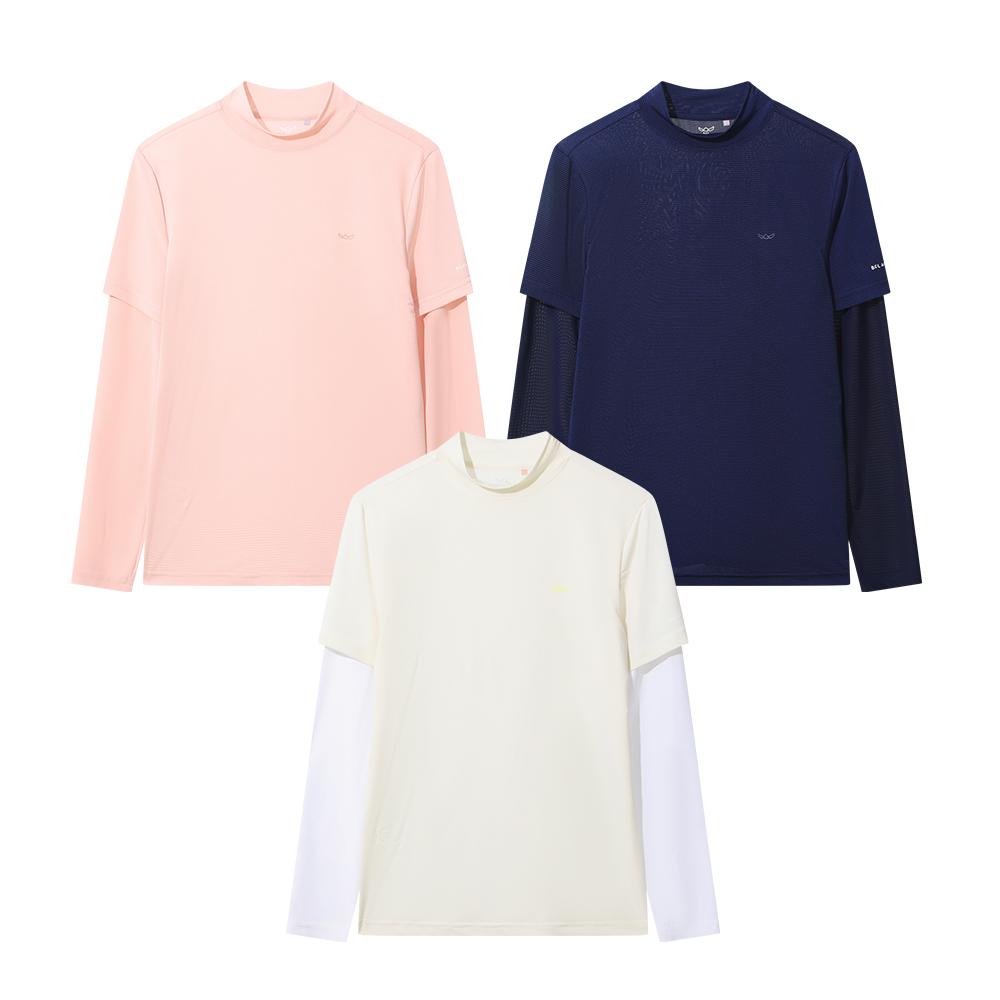 レディース クールTシャツ 冷感長袖 夏 機能性 ハイネックTシャツ 登山服 作業服 クールアームカバー