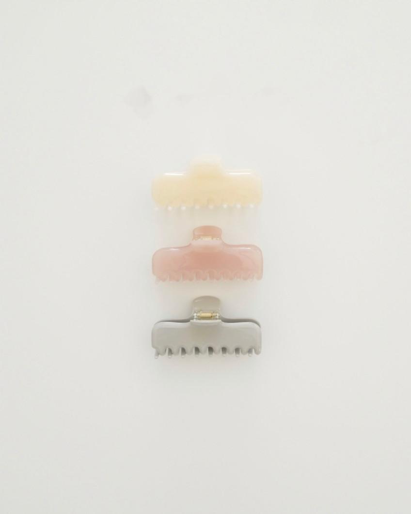 [全カラー 当日配送] ounce オンズ メロウ ヘアクリップ スクエア ベーシック ヘアピン イナフ