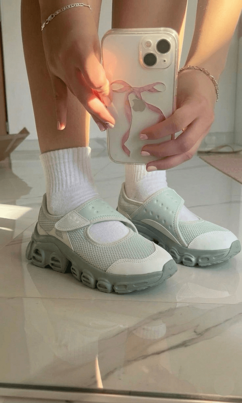 adidas adiFOM Mega Jane メリージェーン サンダル スニーカー Linen Green D50ZZ KHD