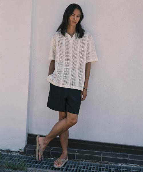 (MUSINSA STANDARD) (ムシンサ スタンダード) ESSENTIAL SWIM SHORTS ブラック