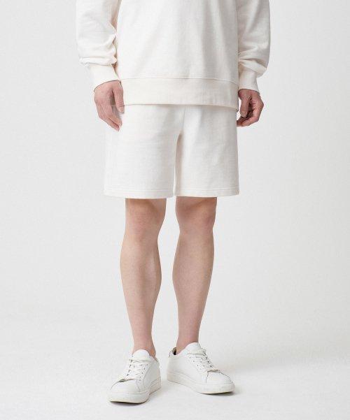 (MUSINSA STANDARD) (ムシンサ スタンダード) SWEAT SHORTS クリーム
