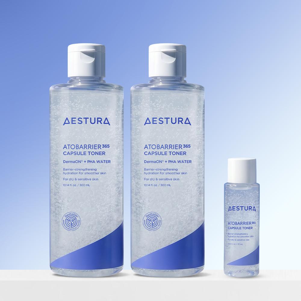 NEW [더블] 에스트라 아토베리어365 캡슐 토너 300ml x 2개