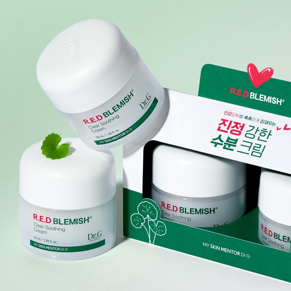 Dr.G RED BLEMISH CLEAR SOOTHING CREAM 50mL デュオ ギフトセット
