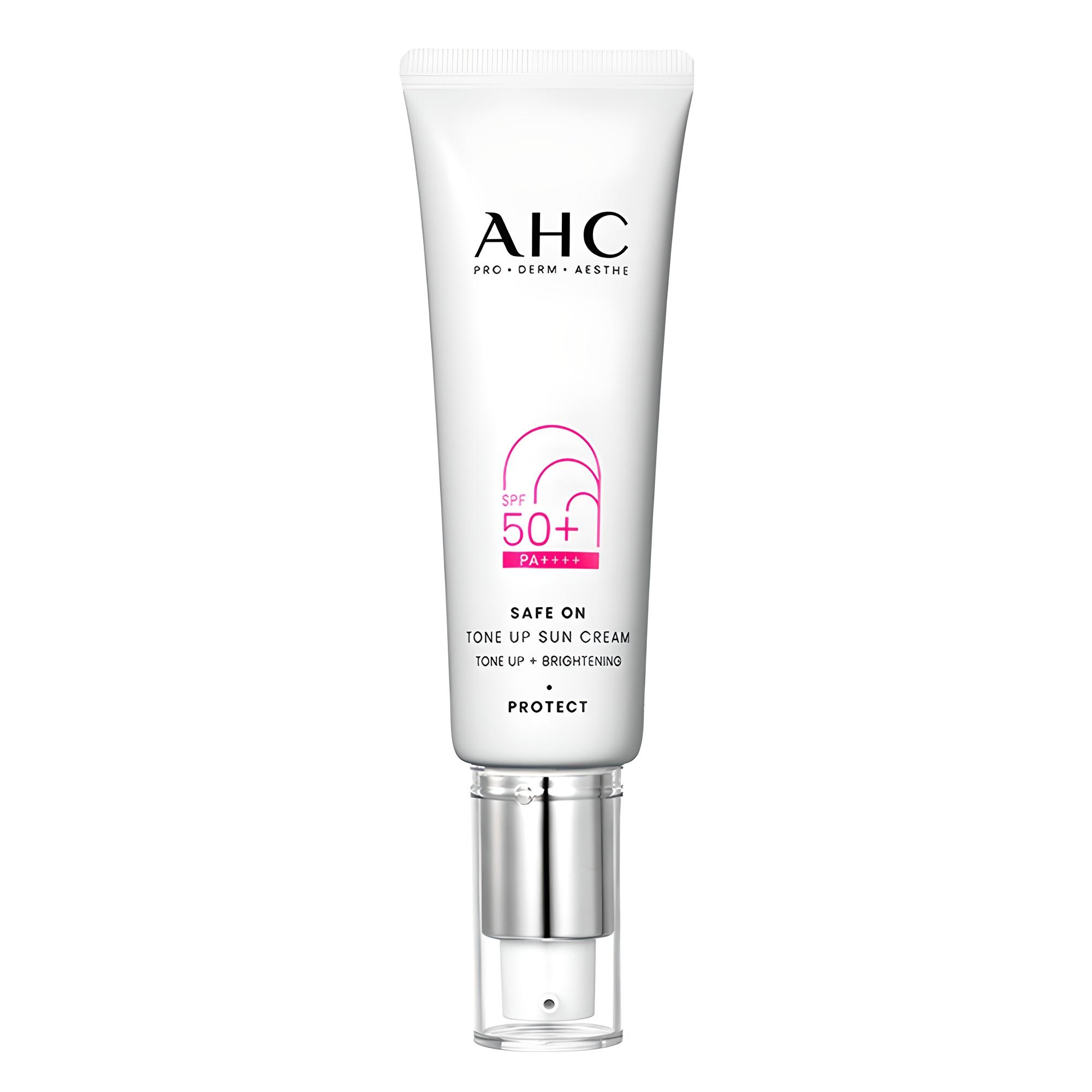 AHC 세이프온 톤 업 선크림 SPF50+ PA++++