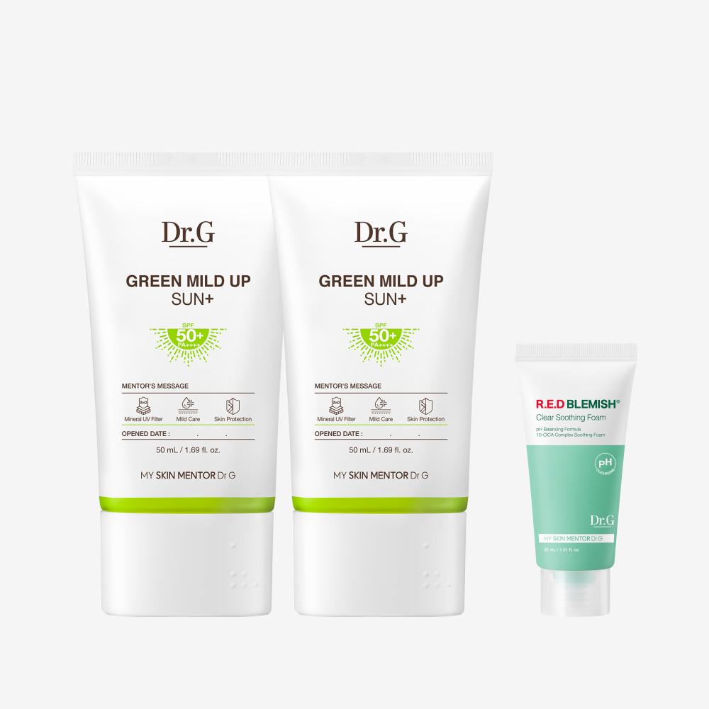 [1+1] 닥터지 그린 마일드 업 선 플러스 50mL(SPF50+ PA++++)