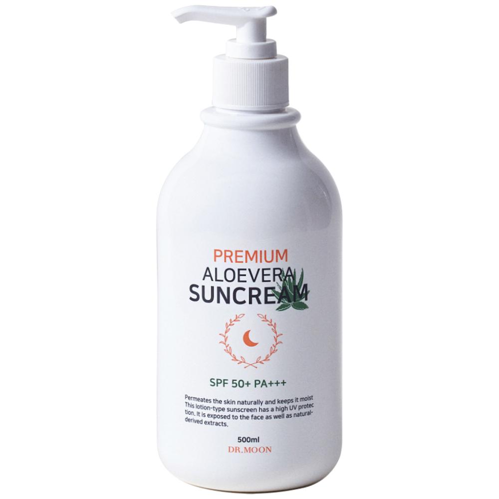 닥터문 알로에베라 대용량 선크림 SPF50+ 끈적임없는 선로션