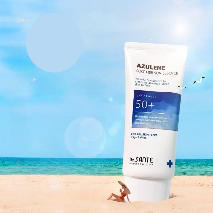 [最新リニューアル製品発送] Santé（サンテ） サンクリーム アズレン スーダー サンエッセンス 50ml Dr. Santé