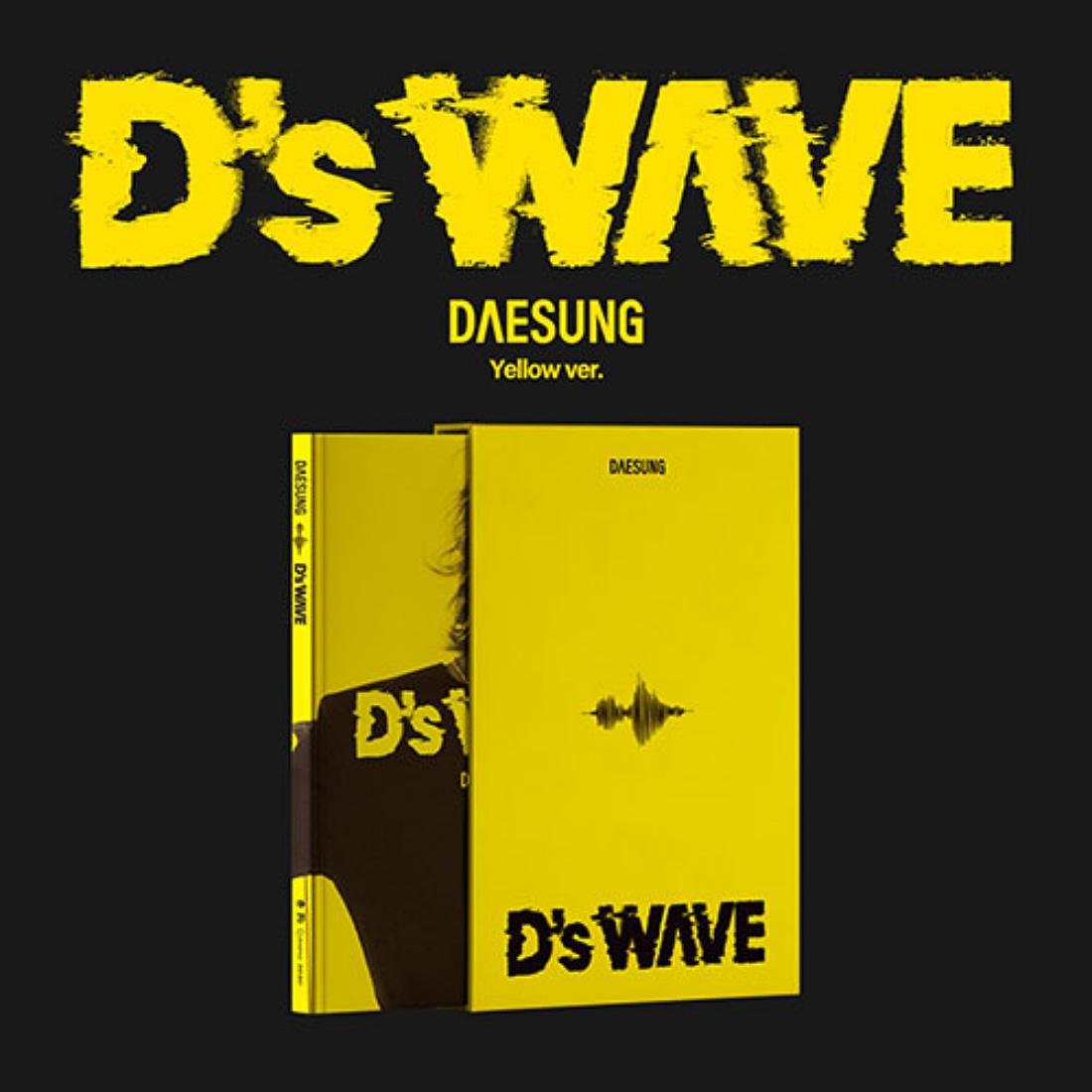 Dae Sung 1st Mini Album Ds WAVE Yellow