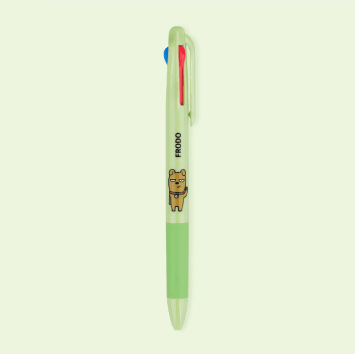 カカオフレンズ 3色ボールペン 0.7mm プロド 3色、1個