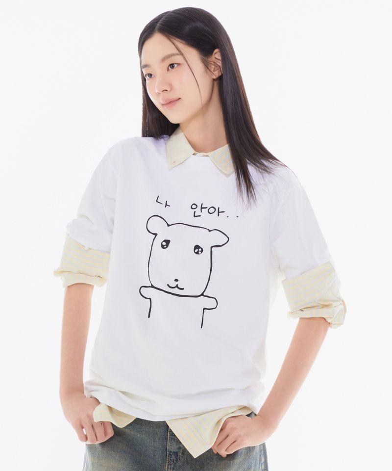 スパイオ SPAO ガナディ TシャツWHITE_SPRLG25U09 SPRLG25U09 417422