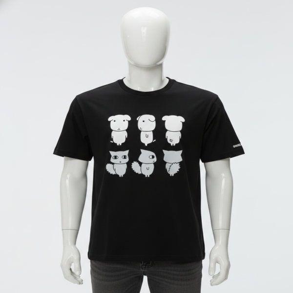 送料無料 SPAO 가나디 Tシャツ (GRAPHIC BLACK)_SPRLG25U09