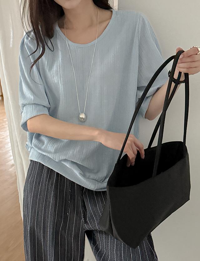 [공구우먼][ 팔뚝 커버 핏 ] パウディ パフ ゴルチ ルーズフィット Tシャツ 88280 ビッグサイズ レディースファッション