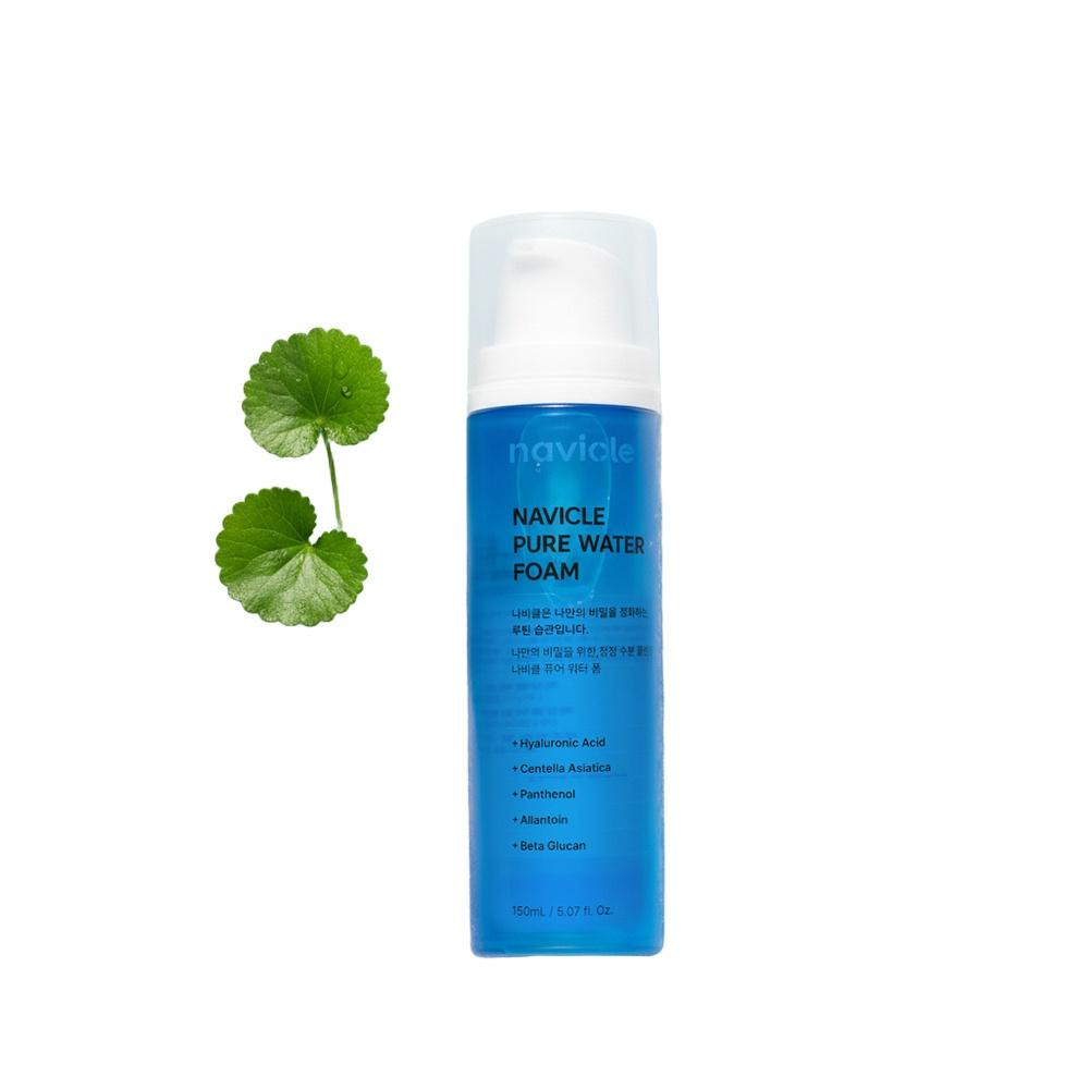 Navic Pure Water Foam / pH-Balanced Gentle Cleansing Foam 150ml, 1 piece