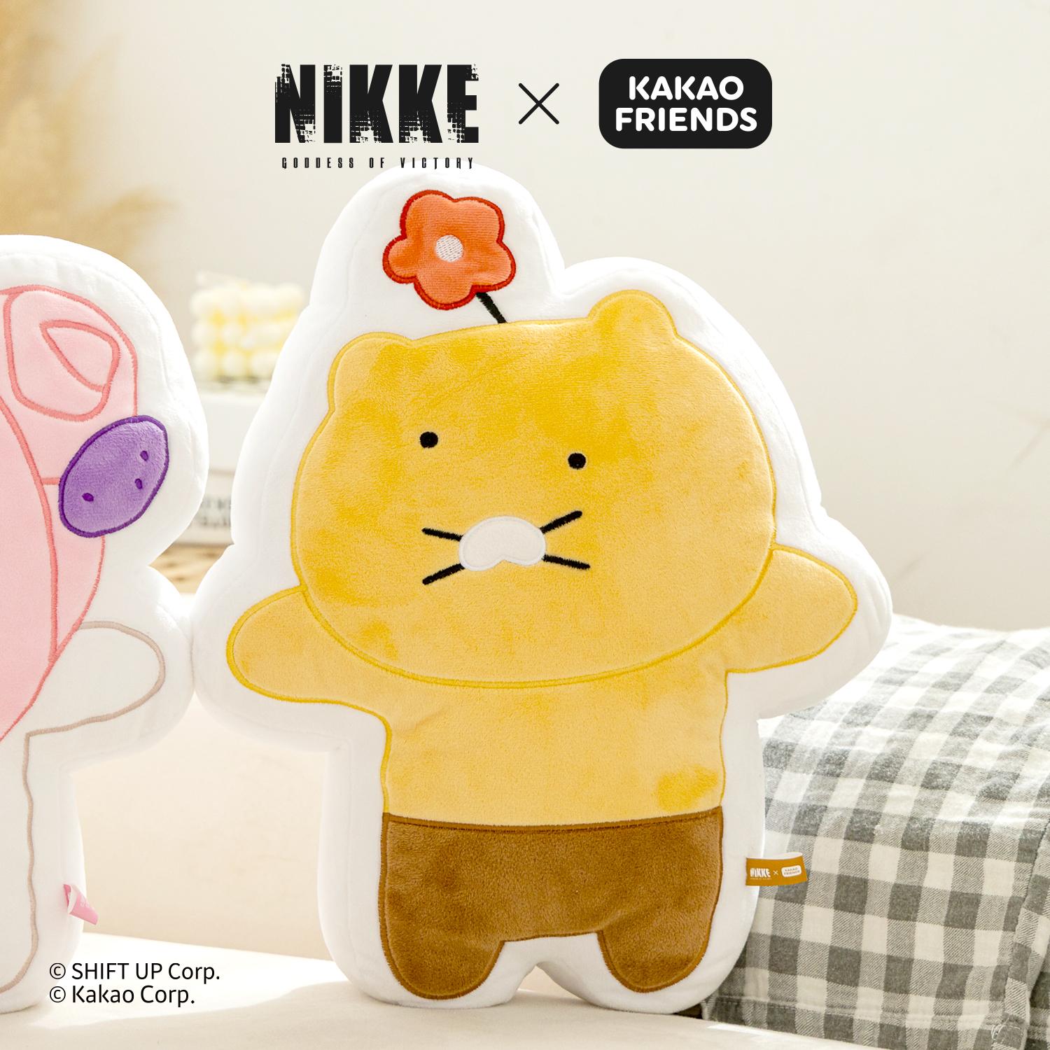 [即納]  勝利の女神:NIKKE X 카카오프렌즈 チュンシク刺繍クッション GNF Choonsik