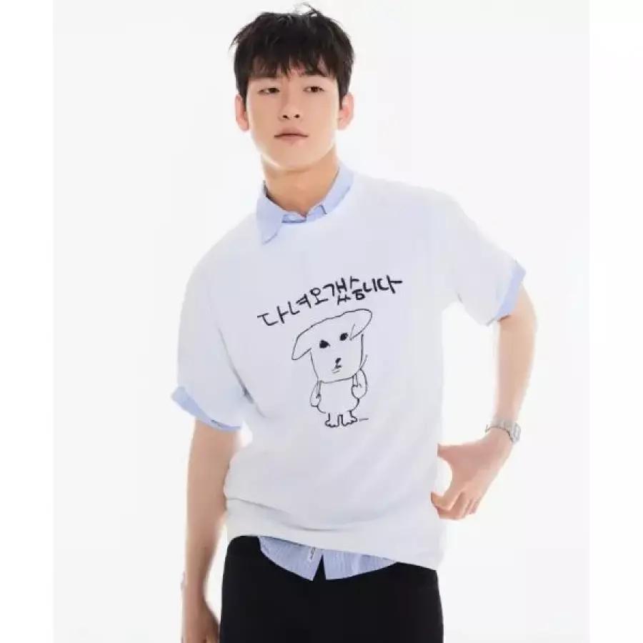 SPAO 가나디 半袖Tシャツ PRINT SPRLG25U09