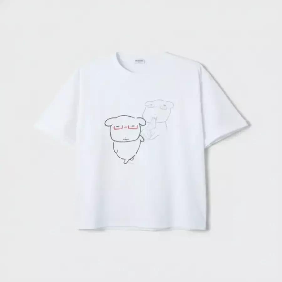 [가나디] 半袖Tシャツ DARK RED_SPRLG25U09