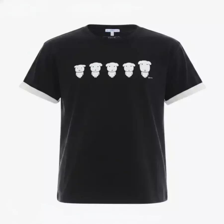 [가나디] 半袖Tシャツ BLACK_SPRLG25U09