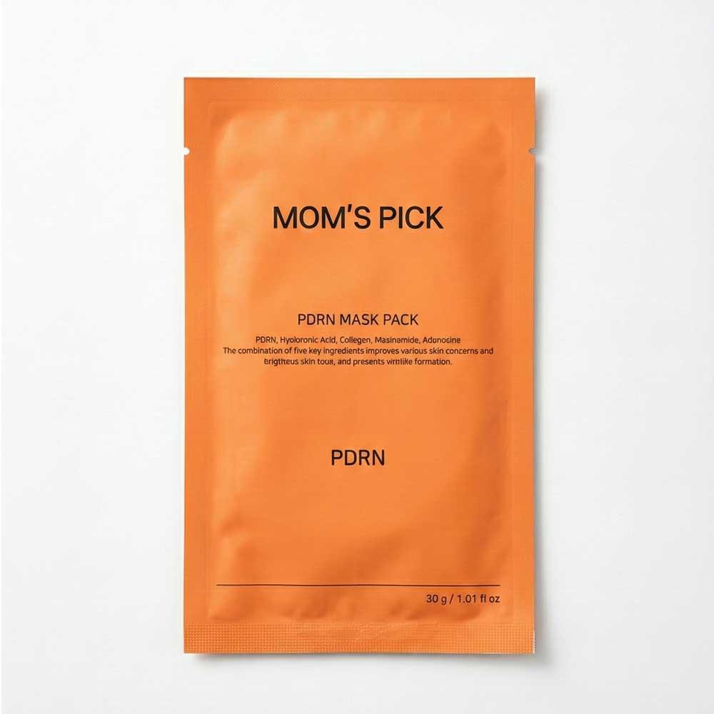 MOM'S PICK PDRN 1日1パック 保湿 顔 肌鎮静パック 美白マスクパック 効果 イベント 100