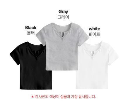 スリムフィット 半袖 レディース 夏 トップス ベーシック デイリー セミクロップド Tシャツ
