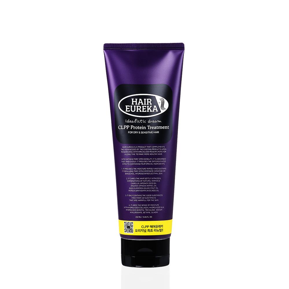 トリートメント 極ダメージ lpp 美容室クリニック コンディショナー タンパク質 HEALINGGER HAIR EUREKA 250ml, 1個