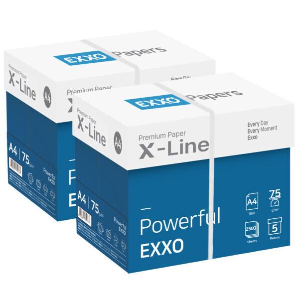 엑소 엑소 엑스라인 A4 복사용지(A4용지) 75g 2BOX(5000매)