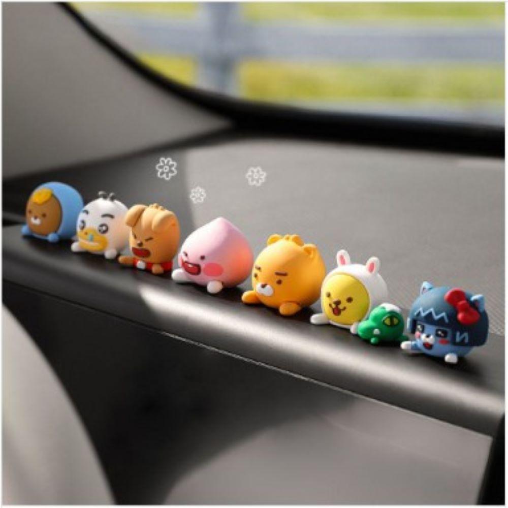 [当日発送] かわいい カカオフレンズ 車用装飾品 インテリア フィギュア 8種セット 1個
