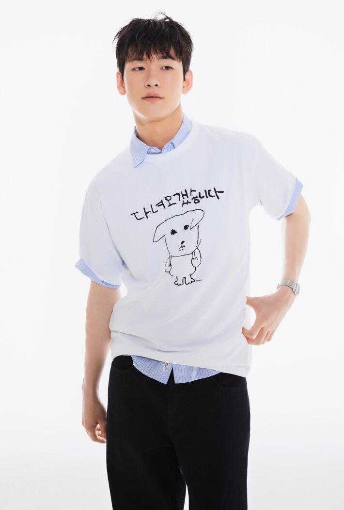 [SPAO][GANADI] Tシャツ (PRINT) SPRLG25U09