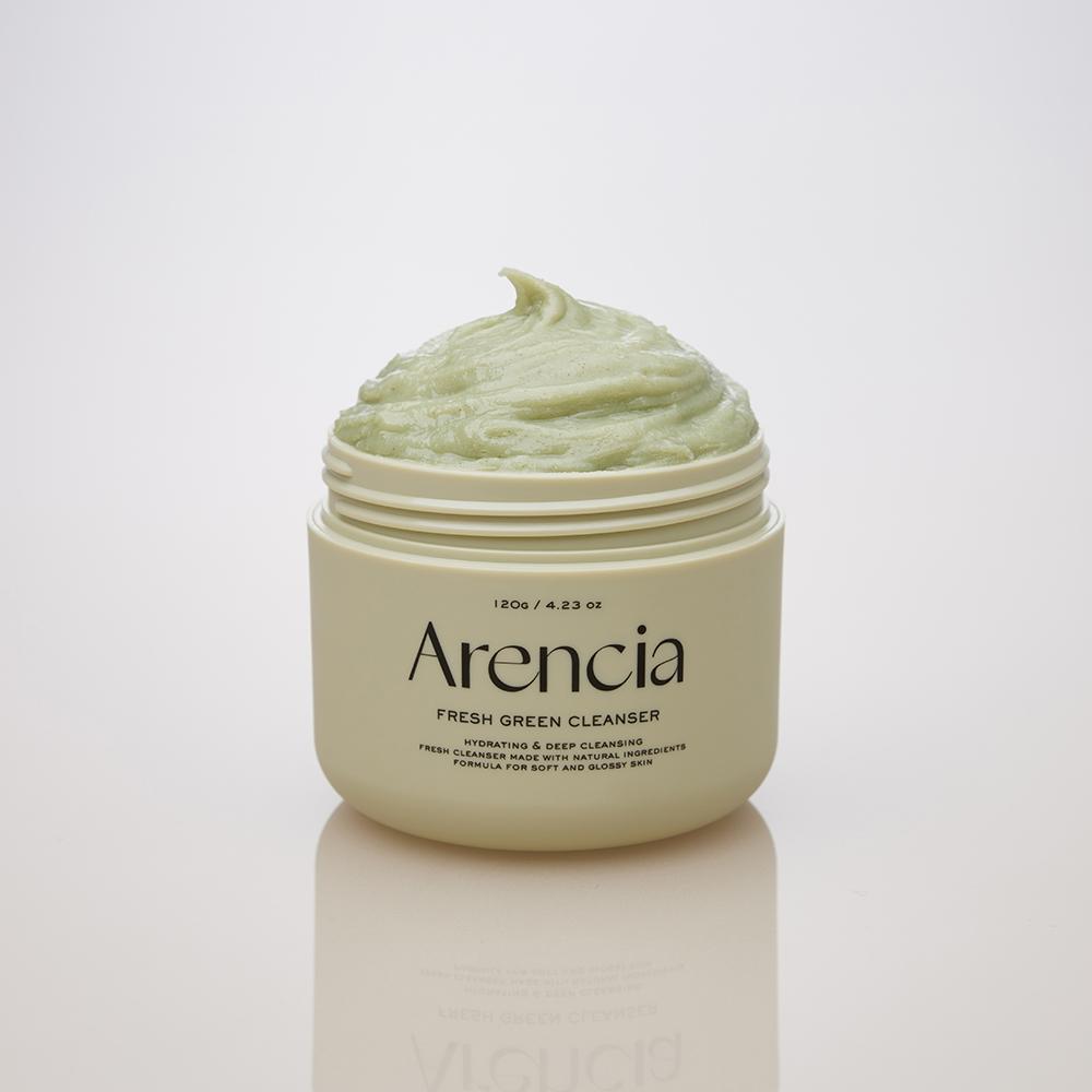 ブラックヘッド 毛穴パック クレンジング 팩투폼 ARENSIA Fresh Green 떡솝 クレンザー 120ml, 1個