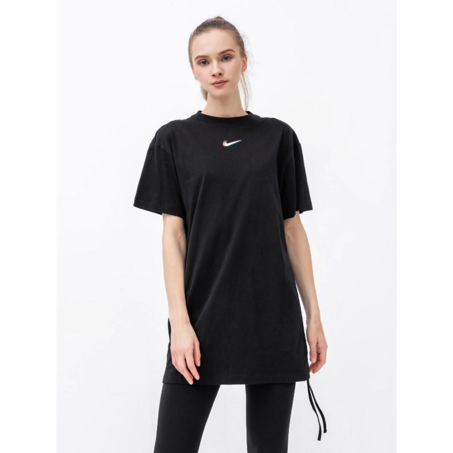 NIKE ナイキ ウィメンズ スウッシュ半袖ワンピース ピンク ブラック