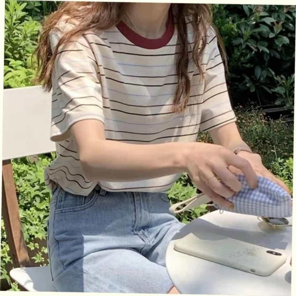 ルーズフィットTシャツ レディースベーシック半袖Tシャツ レディースレイヤードTシャツ レディーストップス