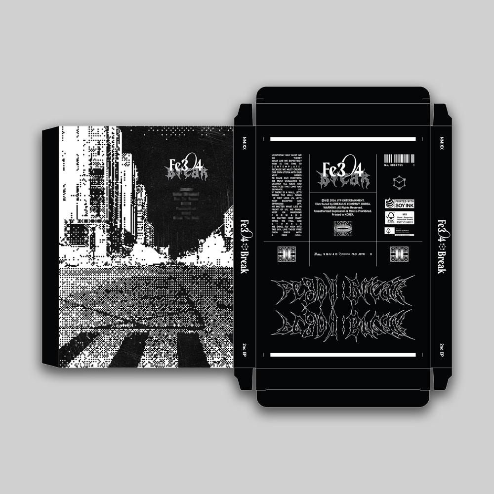 NMIXX アルバム BREAK Fe304 BREAK Poster ポスター Fe3O4