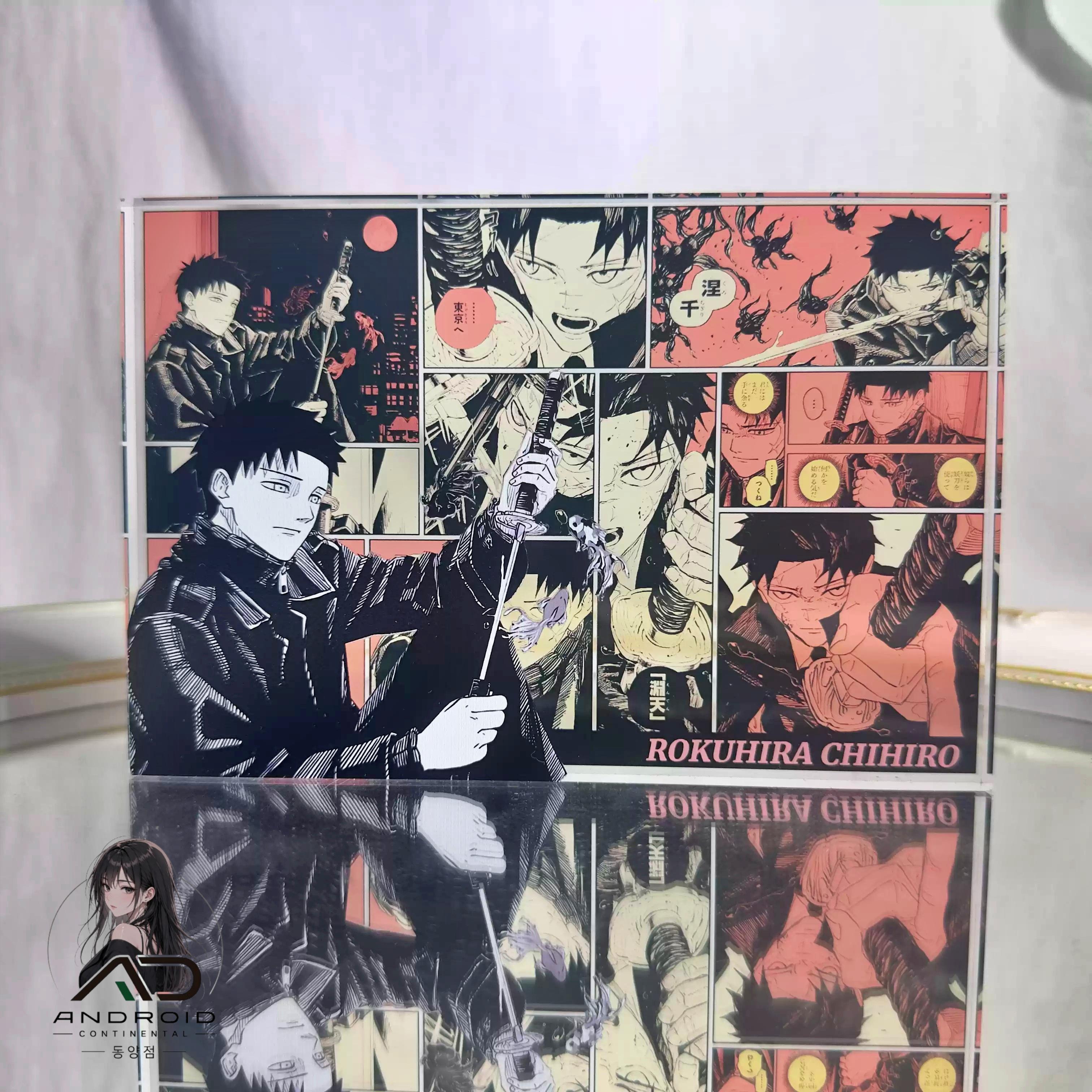 カグラバチ アクリルスタンド イラスト 透明クリスタルフォトカード デスクスタンド型デザイン グッズ