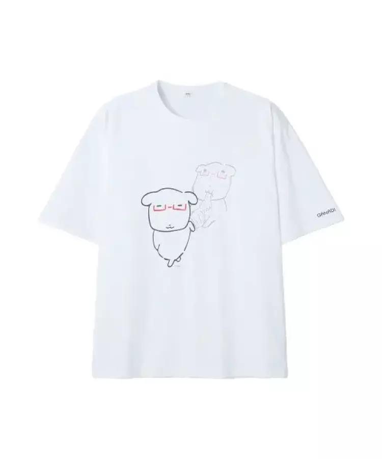 [GANED] Tシャツ(DARK RED)_SPRLG25U09