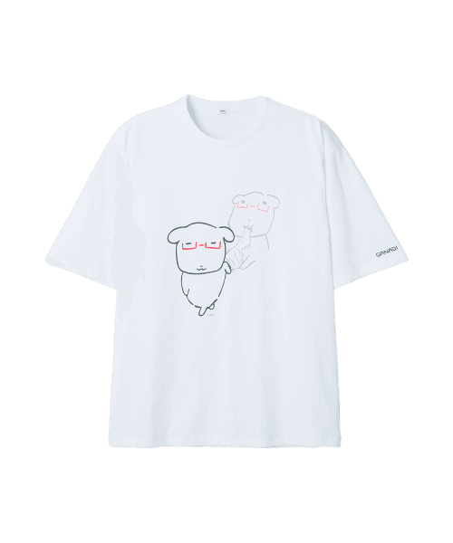 [GANED] Tシャツ(DARK RED)_SPRLG25U09