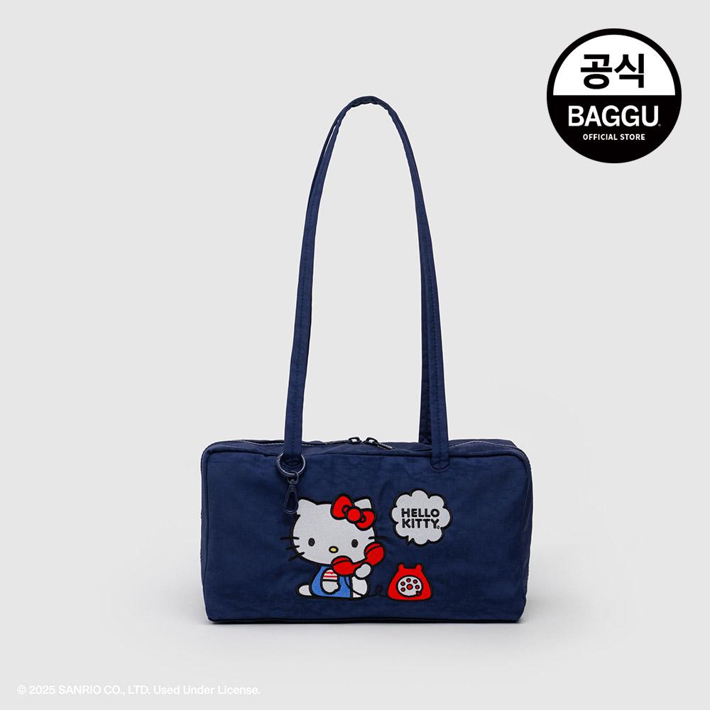 [BAGGUx주베리]바쿠 산리오 나일론 보울러 백 자수 헬로키티 폰
