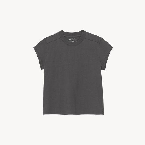 [문달] Eve Cotton T-shirt in Charcoal