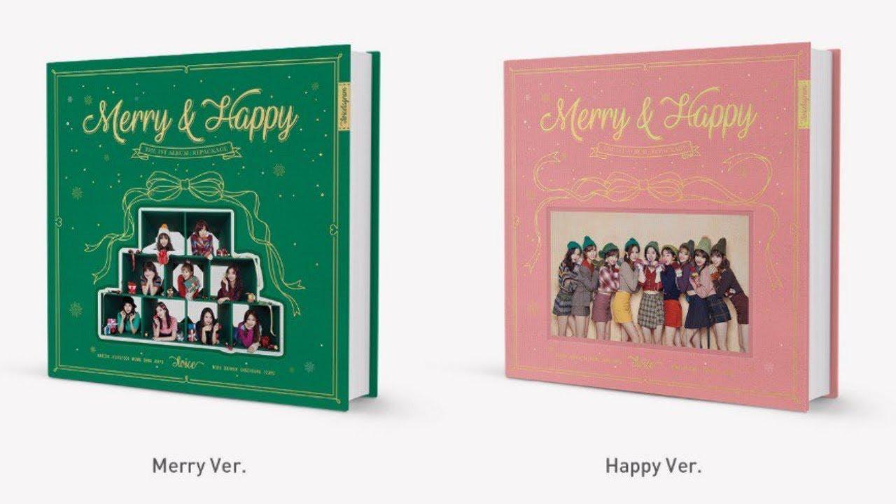 [2種セット] TWICE 正規1集アルバム リパッケージ Merry & Happy