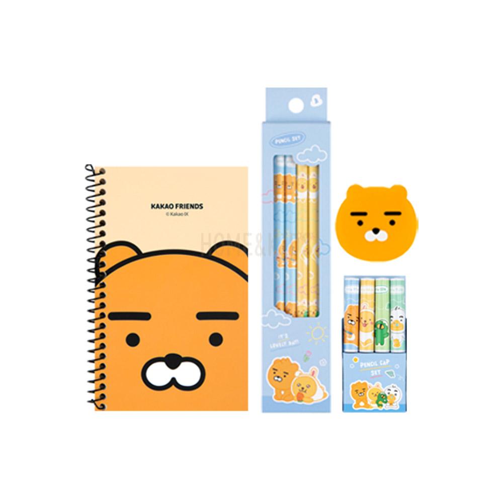 カカオフレンズ 文具セット BASIC A ライアン ウェルカムキット こどもの日プレゼント 小学生用品 卒業入学進級 新学期