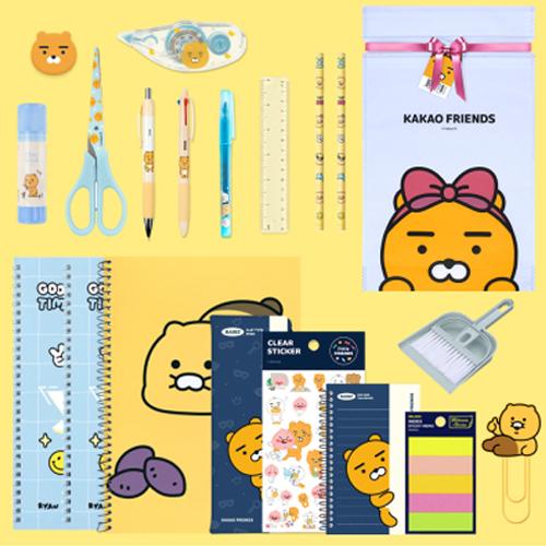 カカオフレンズ A+ ラスボス 文具セット 学用品 団体 誕生日プレゼント プレミアム ライアン 29800