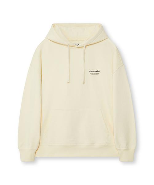 [vivastudio] LOCATION HOODIE [IVORY] V51C1MHD03IVA