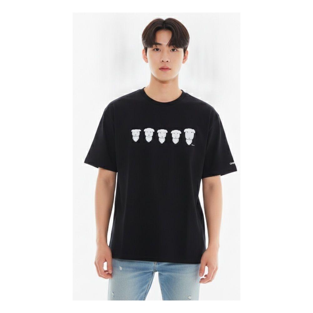 SPAO [가나디] 半袖Tシャツ (BLACK)_SPRLG25U09