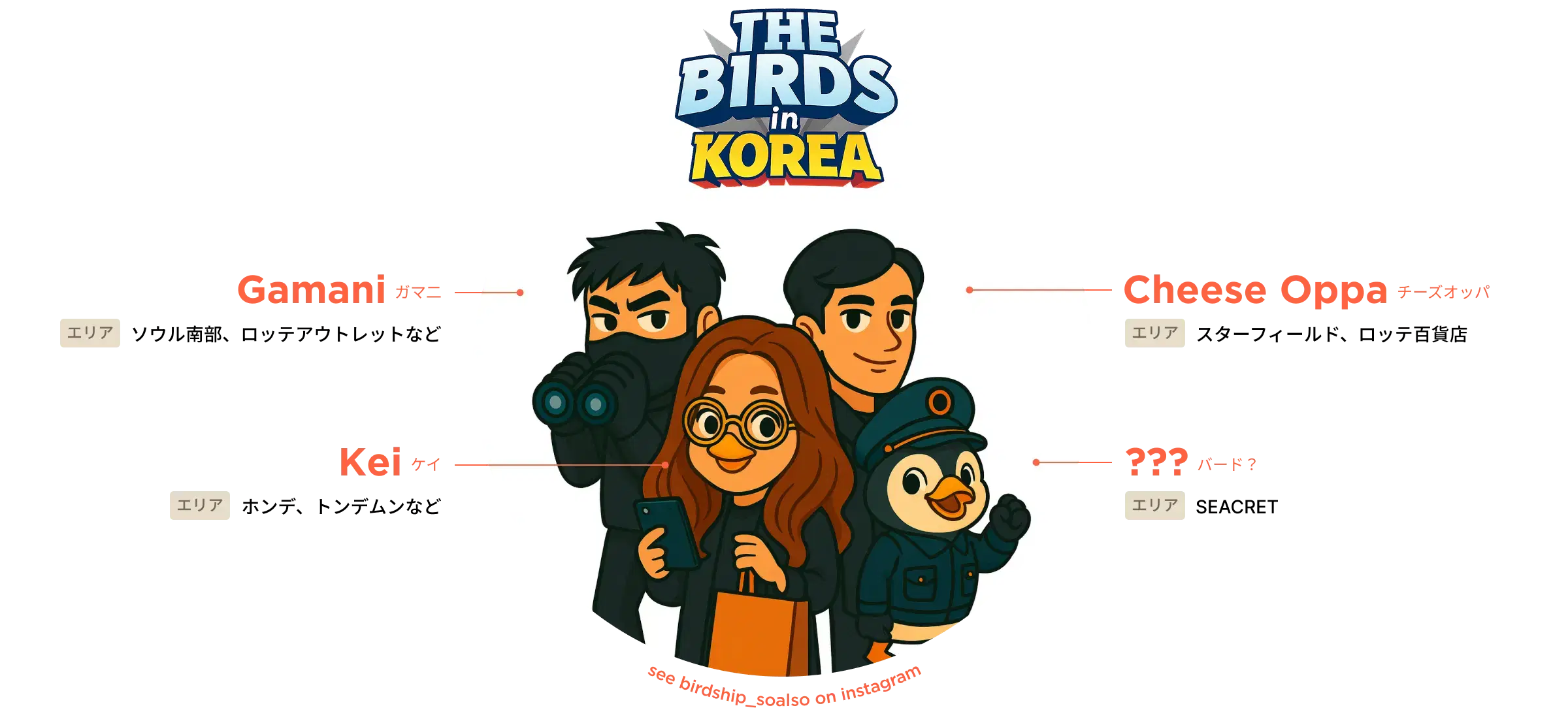 the birds in KOREA